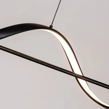 Pendant Chandelier Spiral LED Dimmable Remote Control