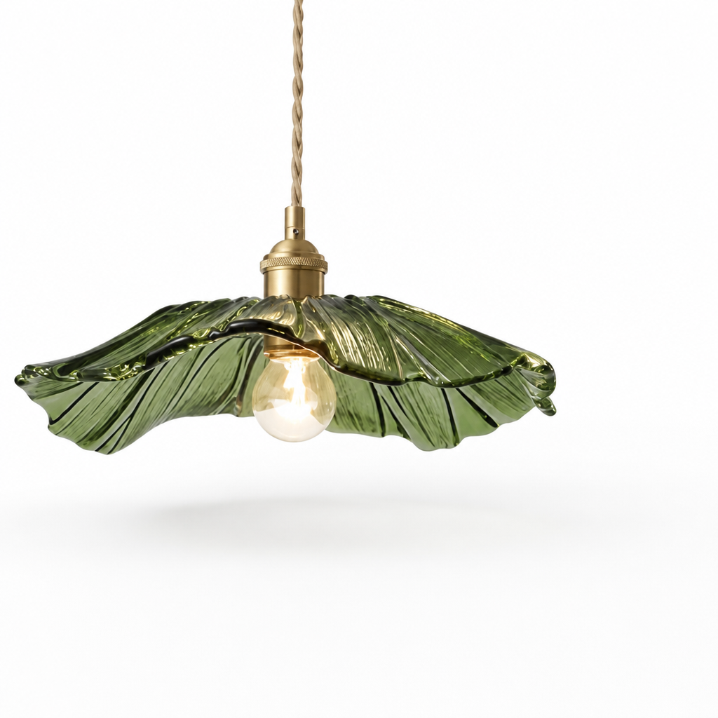 Pendant Lamp Hand-Shaped Glass Warm Glow