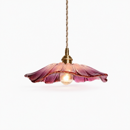 Pendant Lamp Hand-Shaped Glass Warm Glow