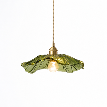 Pendant Lamp Hand-Shaped Glass Warm Glow
