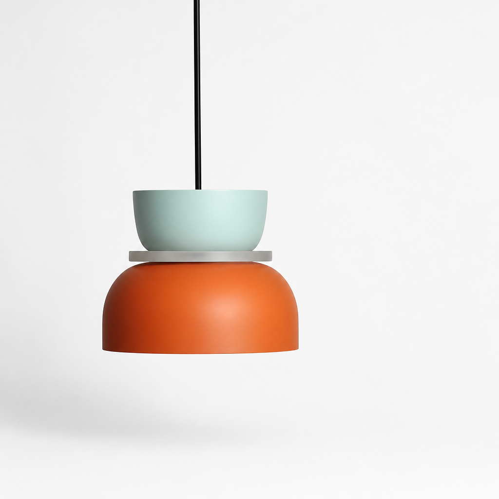 Pendant Lamp Layered Geometric Diffuse Light Colors & Sizes