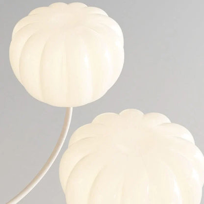 Pendant Light Branch Design Pumpkin Shades 5-8 Lights