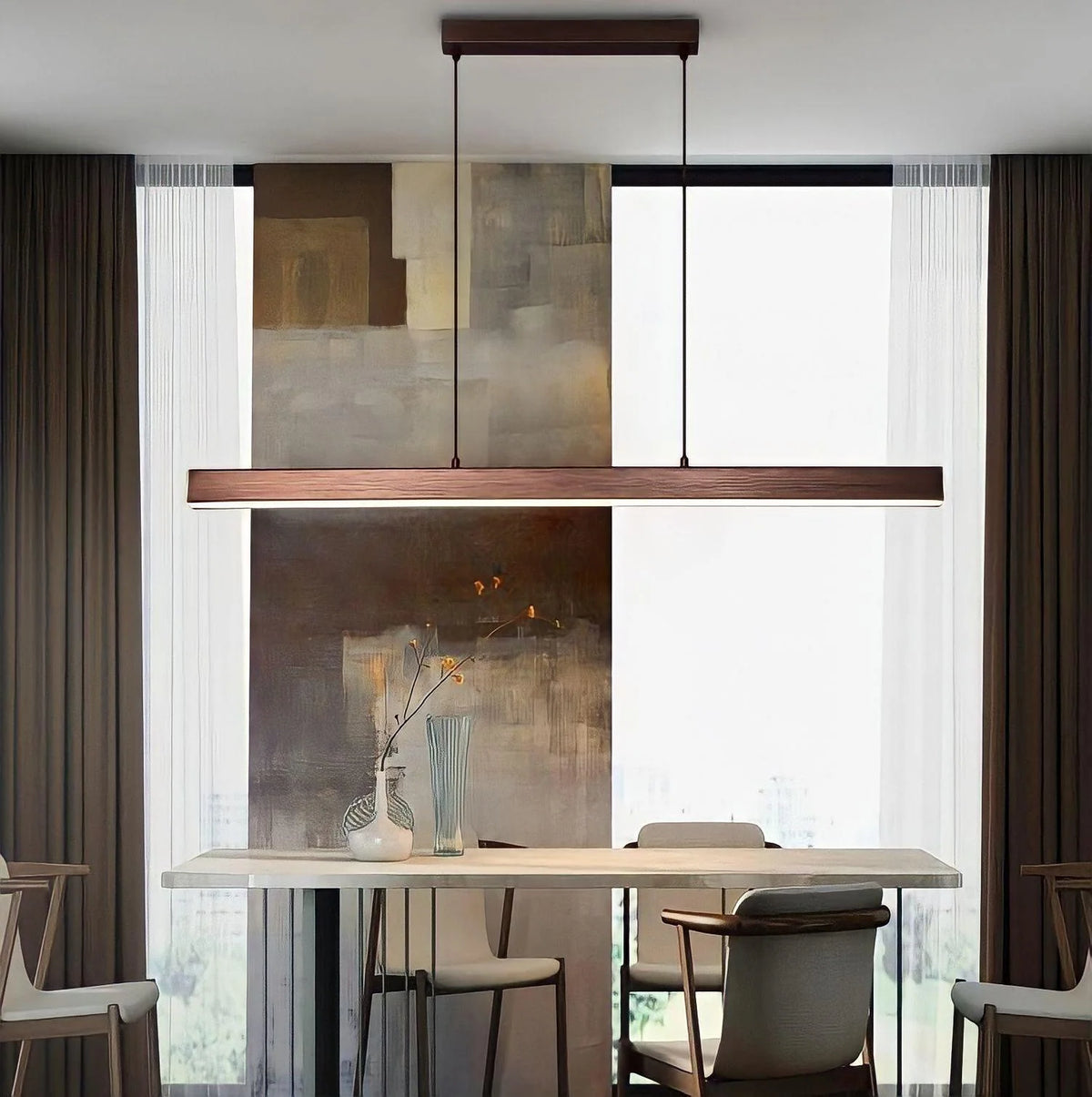 Pendant Light Dimmable LED With Remote Control