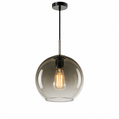 Pendant Light Metallic Gradient Glass Energy-Efficient LED