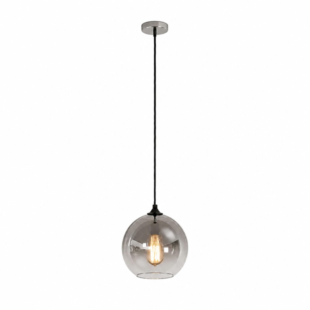 Pendant Light Metallic Gradient Glass Energy-Efficient LED