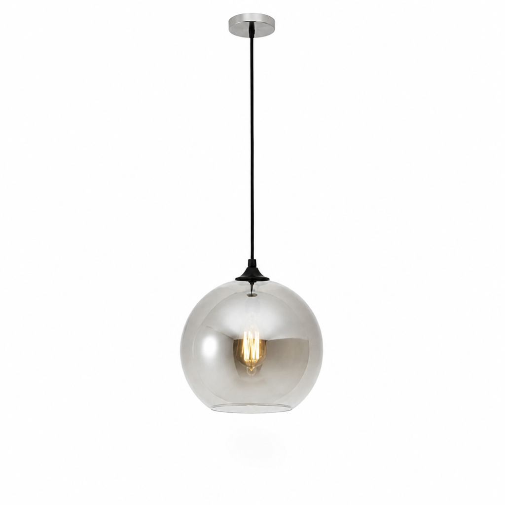 Pendant Light Metallic Gradient Glass Energy-Efficient LED