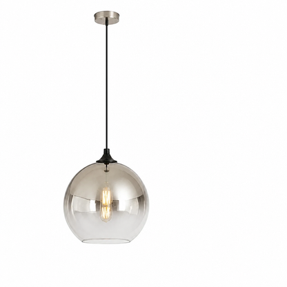 Pendant Light Metallic Gradient Glass Energy-Efficient LED