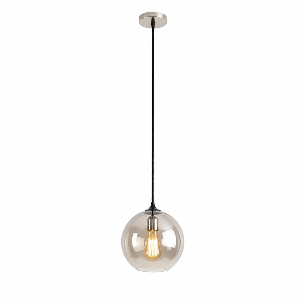 Pendant Light Metallic Gradient Glass Energy-Efficient LED