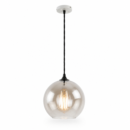 Pendant Light Metallic Gradient Glass Energy-Efficient LED