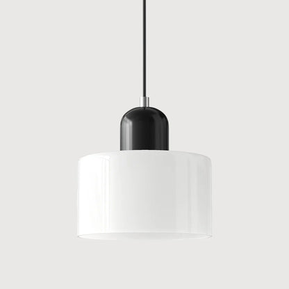 Pendant Light Tinted Glass Bauhaus Design Warm Glow