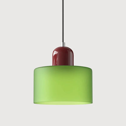 Pendant Light Tinted Glass Bauhaus Design Warm Glow