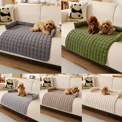 Pet Bed Quilted Microfiber Non-Slip Machine Washable