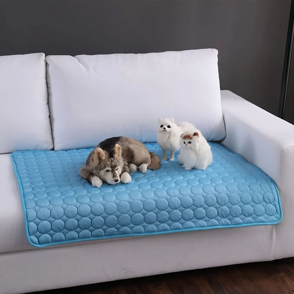 Pet Cooling Mat Soft Padded Lightweight Machine Washable