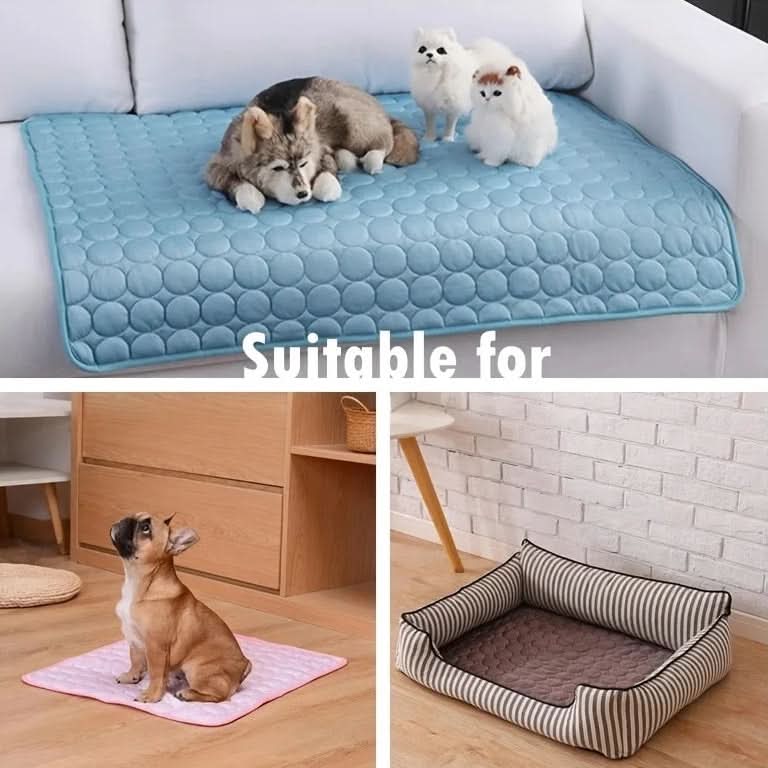 Pet Cooling Mat Soft Padded Lightweight Machine Washable