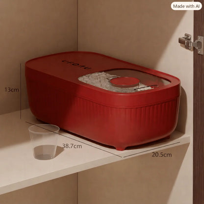 Pet Food Storage Container Airtight Locking Lid BPA-Free