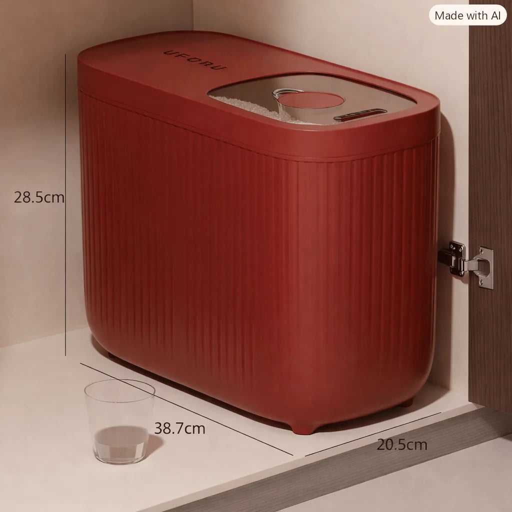 Pet Food Storage Container Airtight Locking Lid BPA-Free