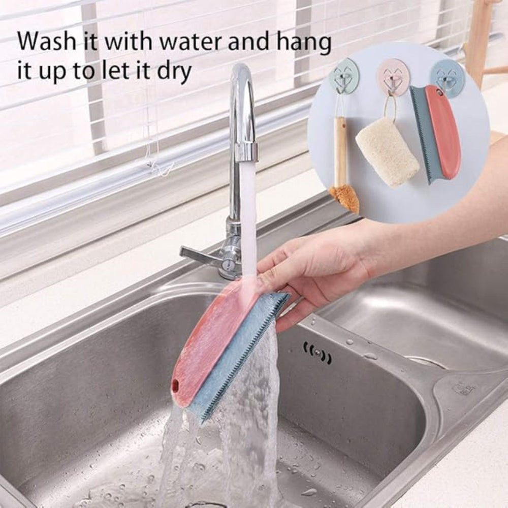 Pet Fur Remover Soft Rubber Bristles Ergonomic Handle
