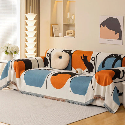 Pet Sofa Cover Woven Chenille Machine Washable