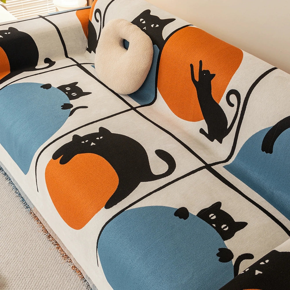 Pet Sofa Cover Woven Chenille Machine Washable