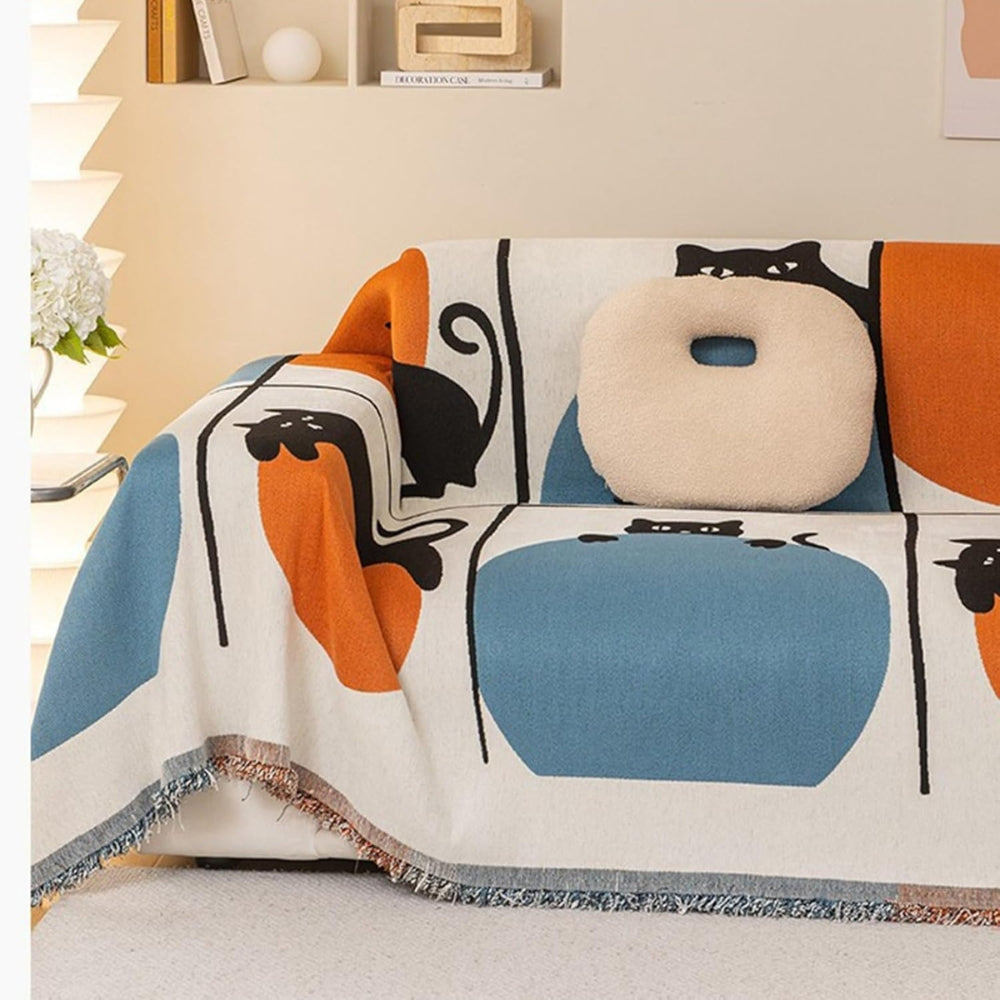 Pet Sofa Cover Woven Chenille Machine Washable