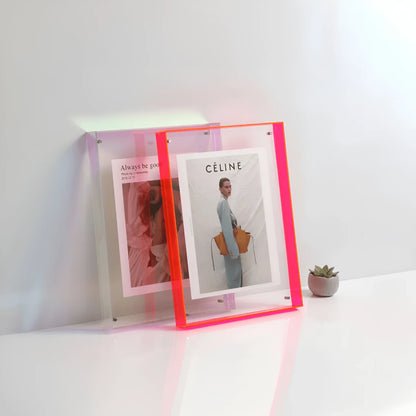 Photo Frame Frameless Acrylic Floating Display