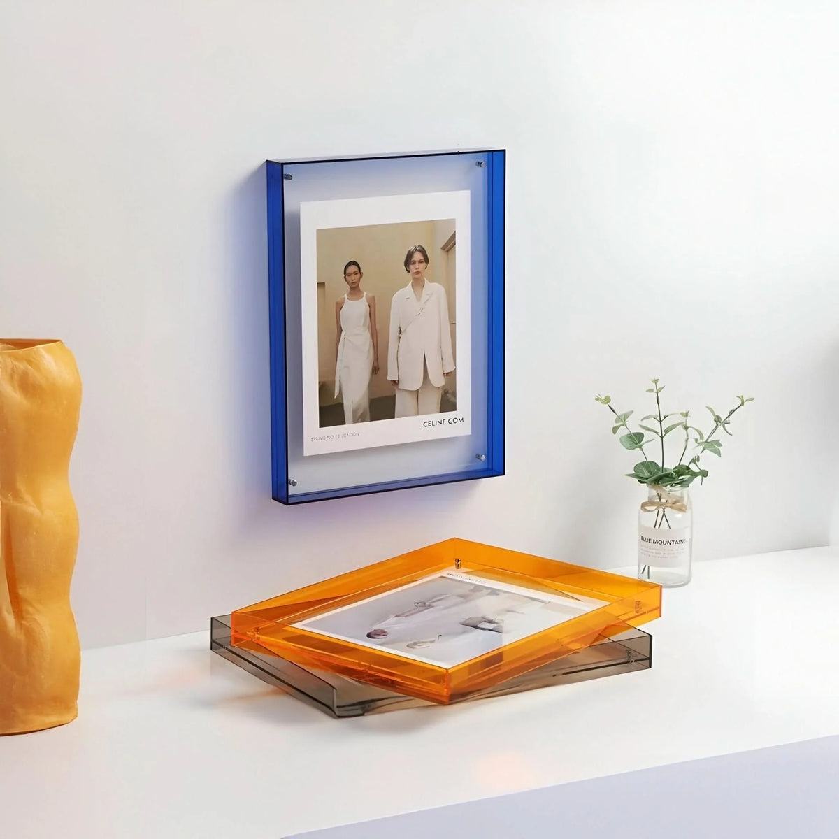 Photo Frame Frameless Acrylic Floating Display