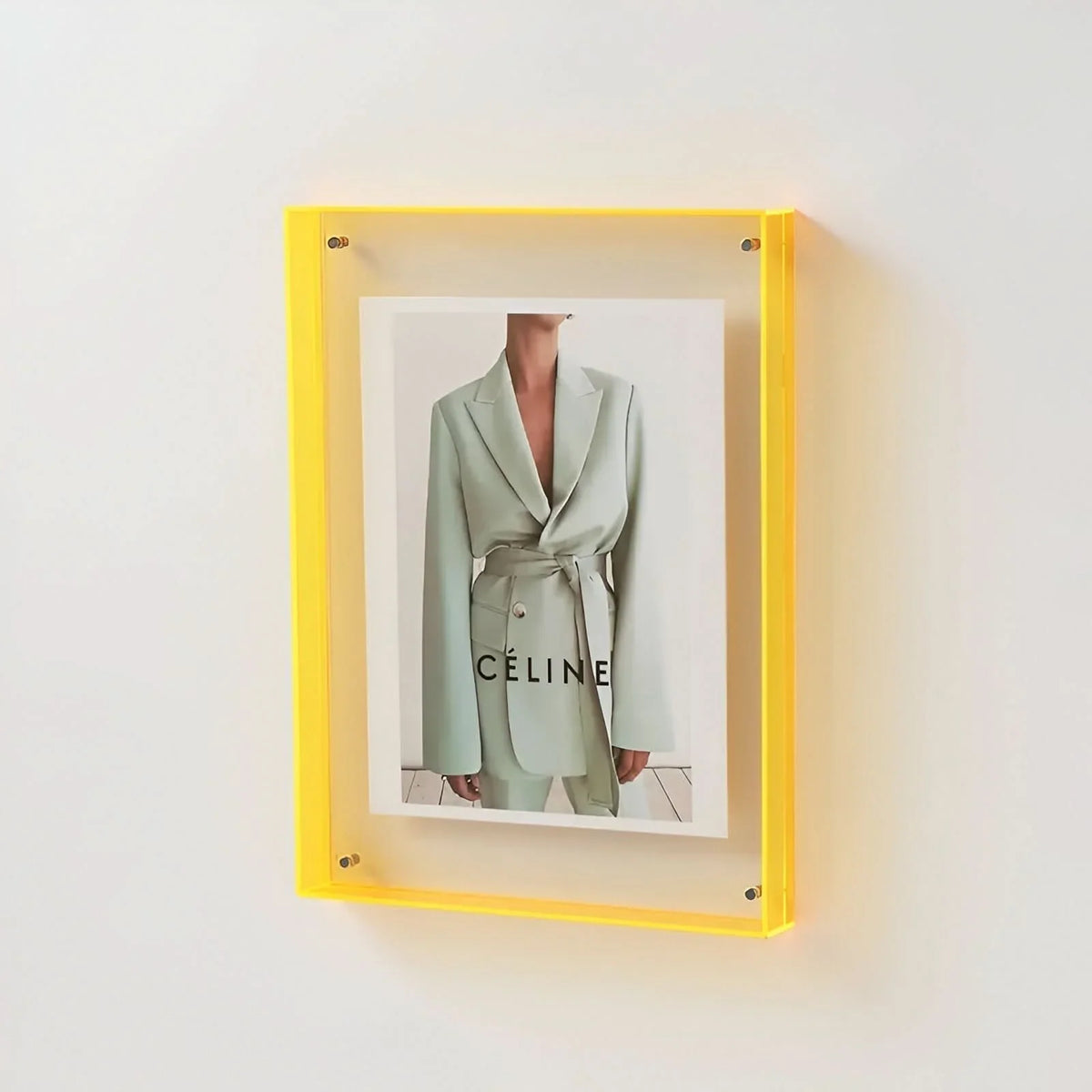 Photo Frame Frameless Acrylic Floating Display