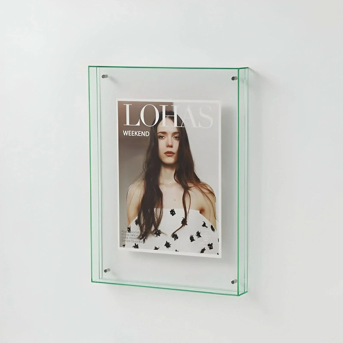 Photo Frame Frameless Acrylic Floating Display