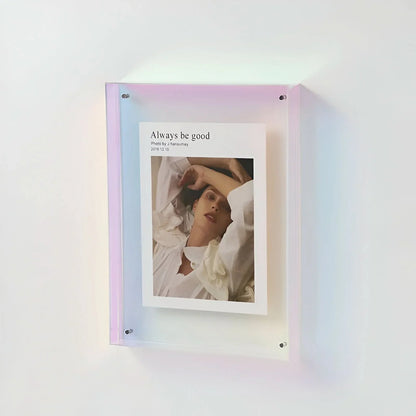 Photo Frame Frameless Acrylic Floating Display