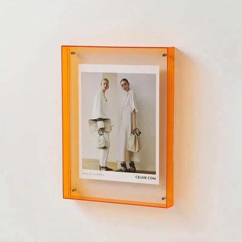 Photo Frame Transparent Acrylic Floating Display