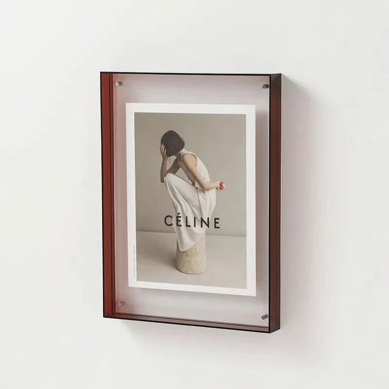Photo Frame Transparent Acrylic Floating Display
