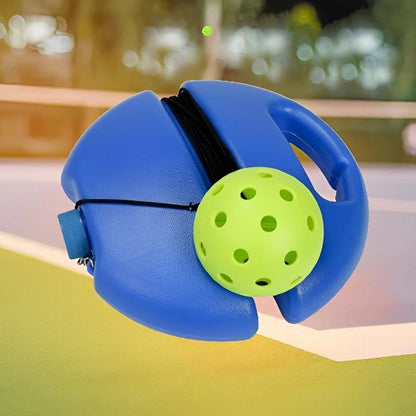 Pickleball Trainer Solo Rebounder With Luminous Balls & Water-Fill Base