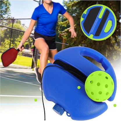 Pickleball Trainer Solo Rebounder With Luminous Balls & Water-Fill Base