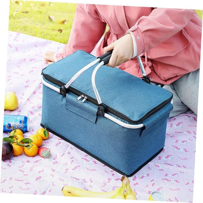 Picnic Basket Collapsible Leakproof & Insulated 18L Capacity