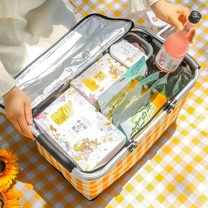 Picnic Basket Insulated Foldable 22L Padded Handles