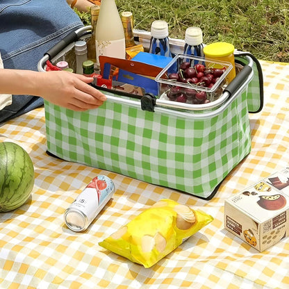 Picnic Basket Insulated Foldable 22L Padded Handles