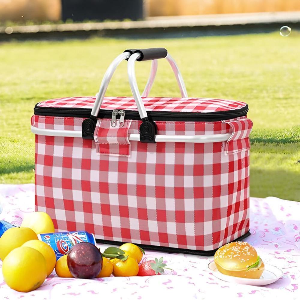 Picnic Basket Insulated Foldable 22L Padded Handles