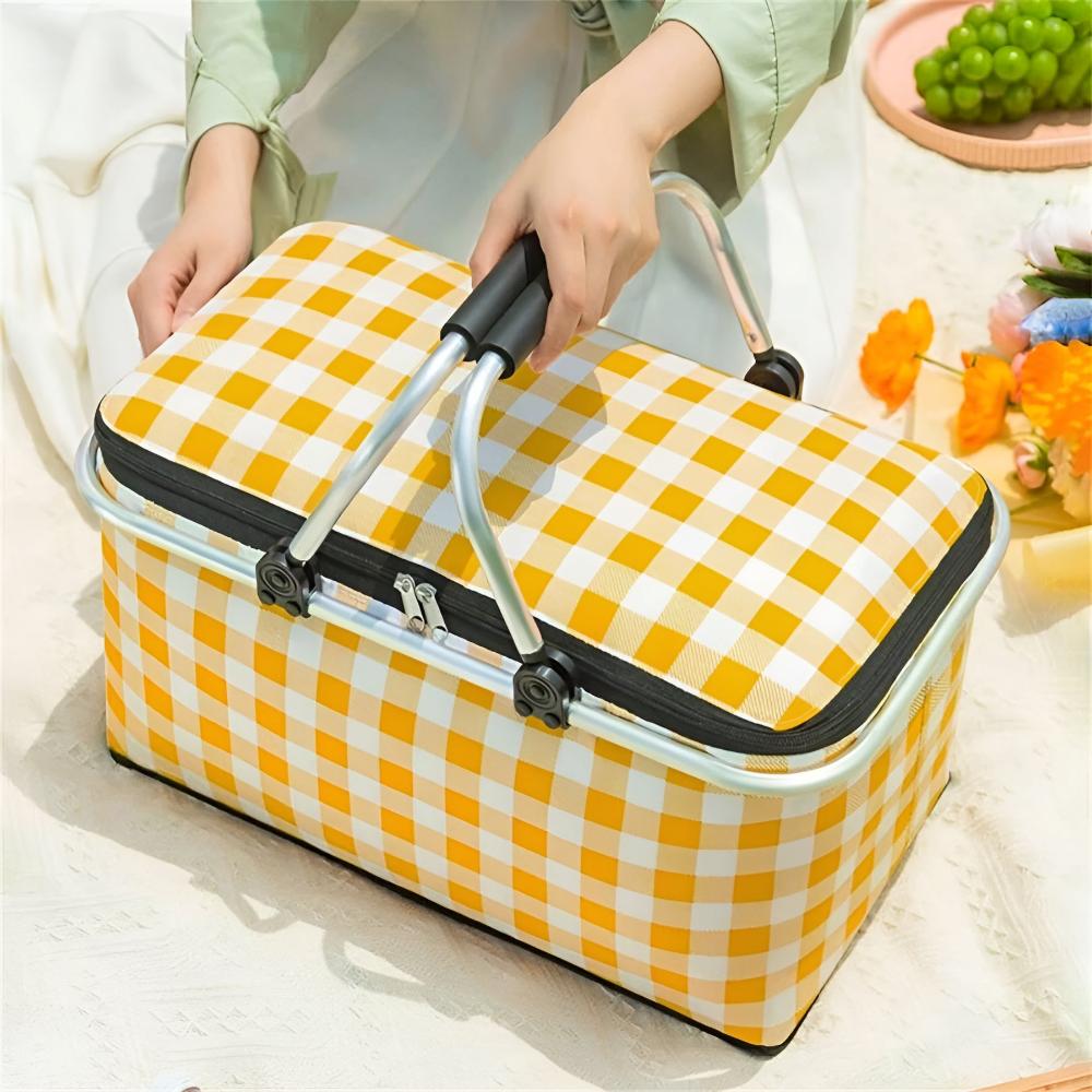 Picnic Basket Insulated Foldable 22L Padded Handles