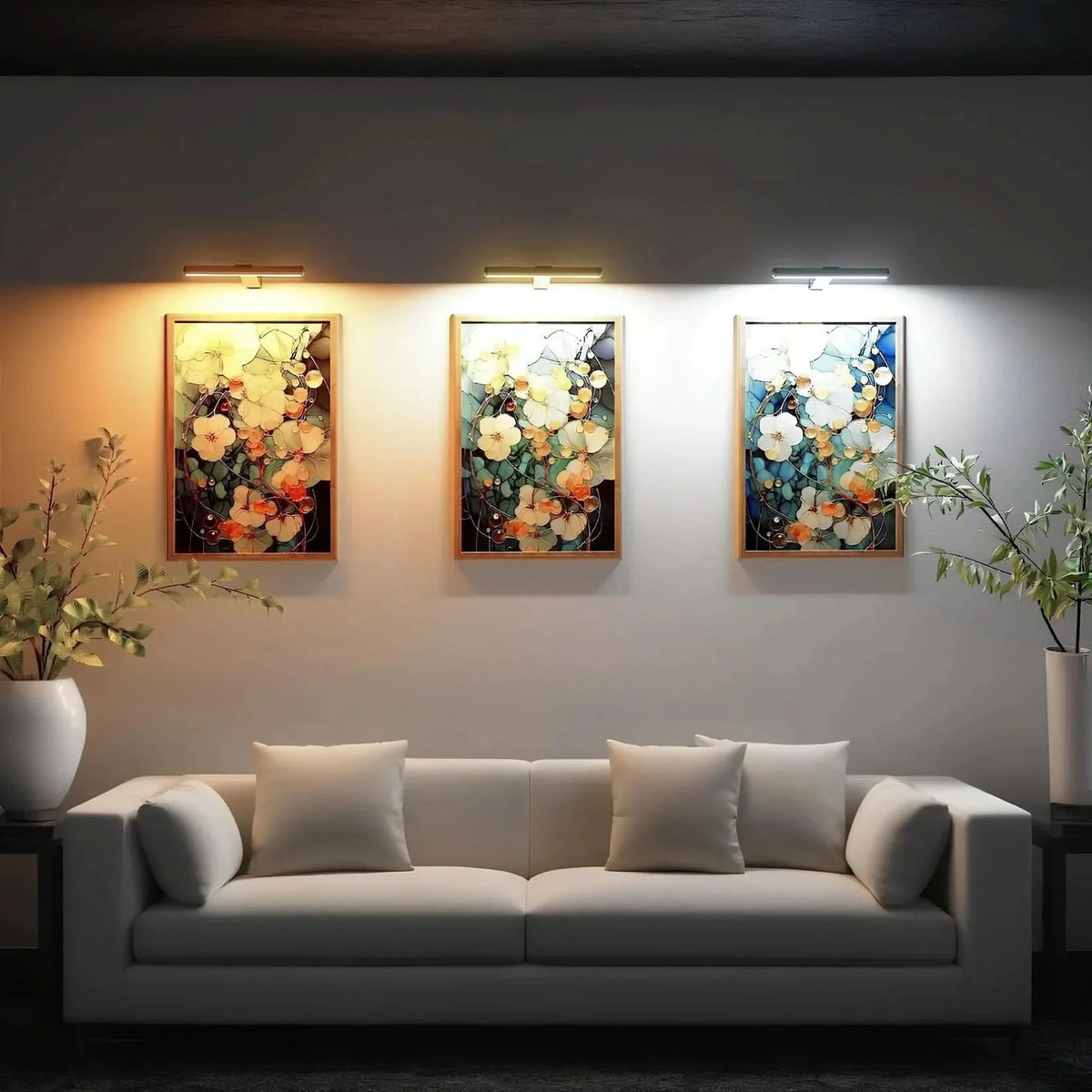 Picture Light Cordless Rechargeable 360° Rotating Dimmable LED