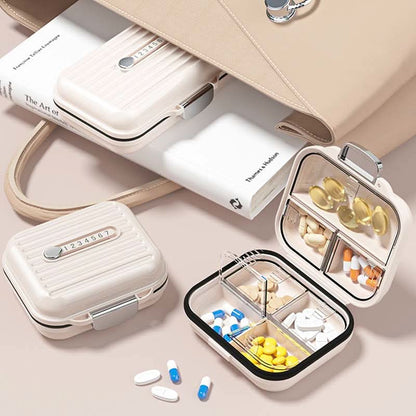 Pill Organizer 7 Compartments Compact Portable