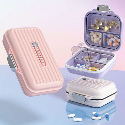 Pill Organizer 7 Compartments Compact Portable