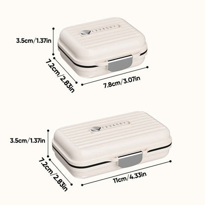 Pill Organizer 7 Compartments Compact Portable