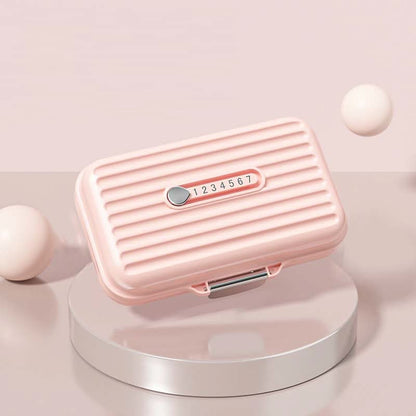 Pill Organizer 7 Compartments Compact Portable