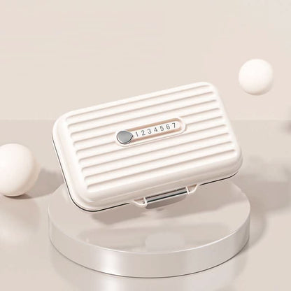 Pill Organizer 7 Compartments Compact Travel Design
