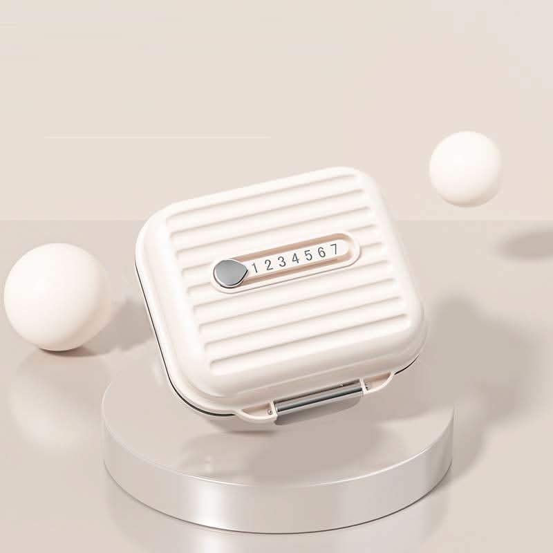 Pill Organizer 7 Compartments Compact Travel Design