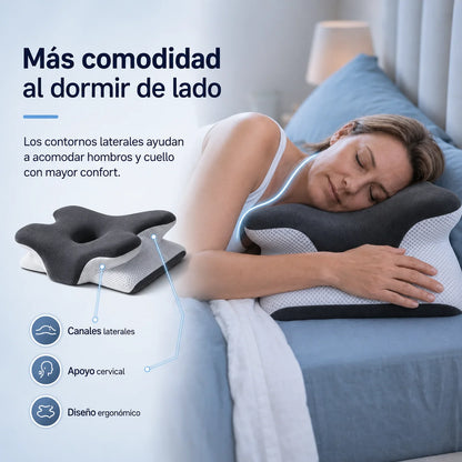 Pillow Adjustable Memory Foam Removable Washable Cover