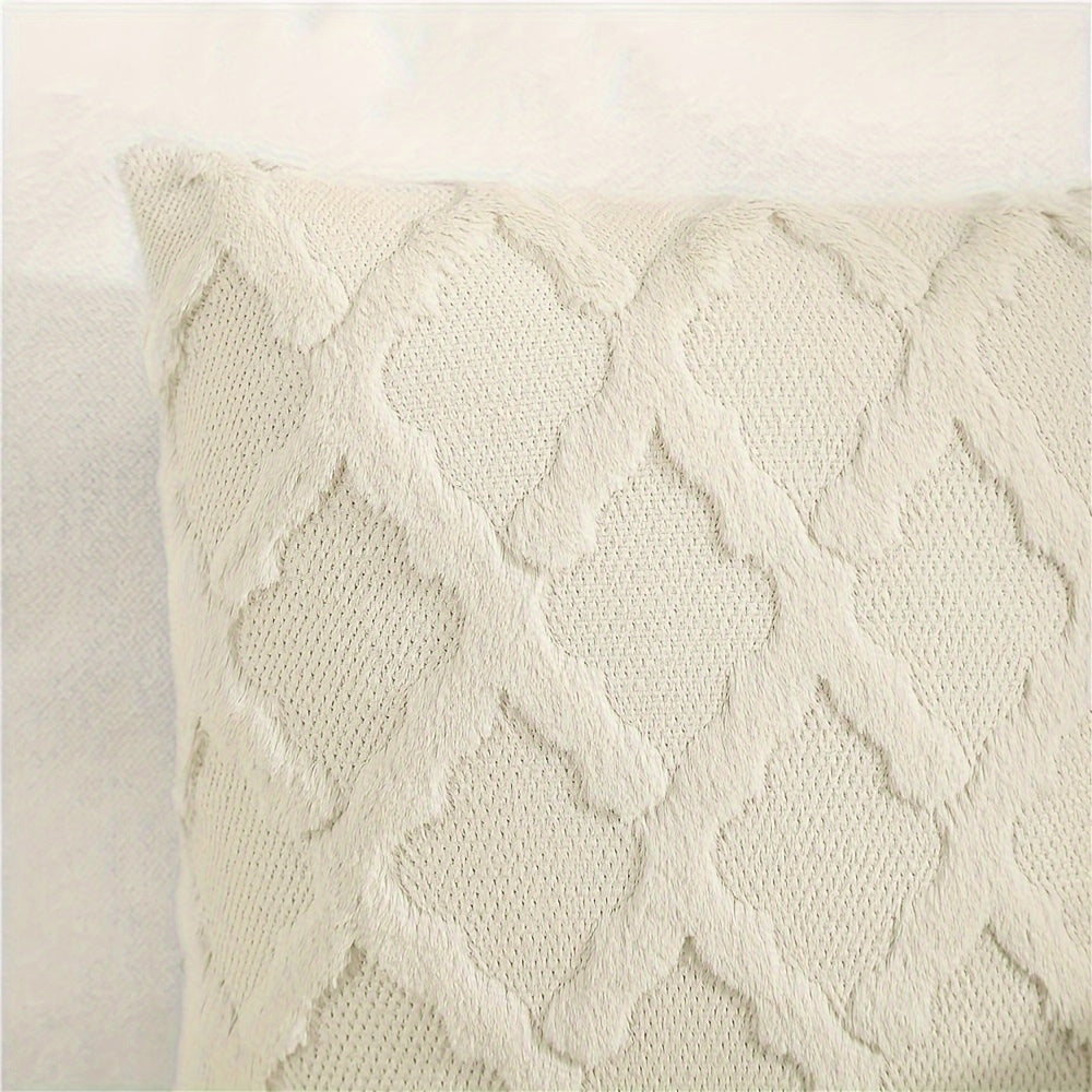Pillow Cover Velvet Boho Geometric Machine Washable