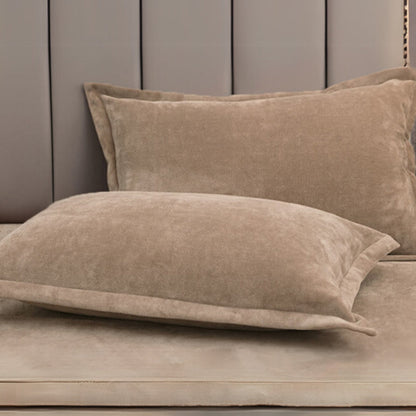 Pillow Covers Set of 2 Plush Fleece Machine Washable