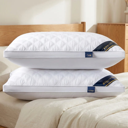 Pillow Set Hypoallergenic Medium-Firm Support Washable Covers