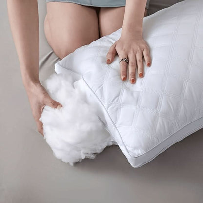 Pillow Set Hypoallergenic Medium-Firm Support Washable Covers